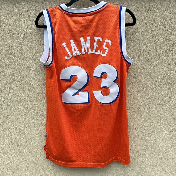 Vintage NBA Adidas Hardwood Classics🔥 Cleveland Cavs Lebron James Jersey - Picture 6 of 8